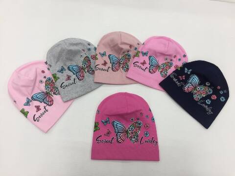 Czapka dziewczęca 2046 Mix kolor Standard 1