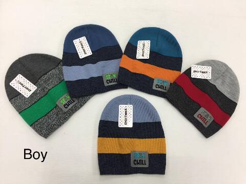 Czapka chłopięca 2084 Mix kolor Standard