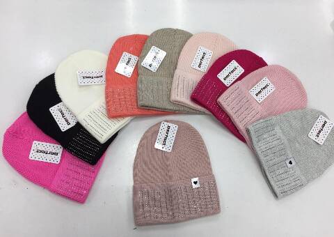 Czapka dziewczęca 2091 Mix kolor Standard