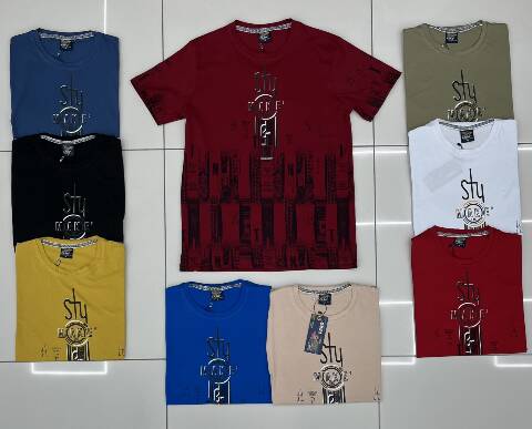 Bluzka męska Tureckie 2119 Mix Kolor M-2XL