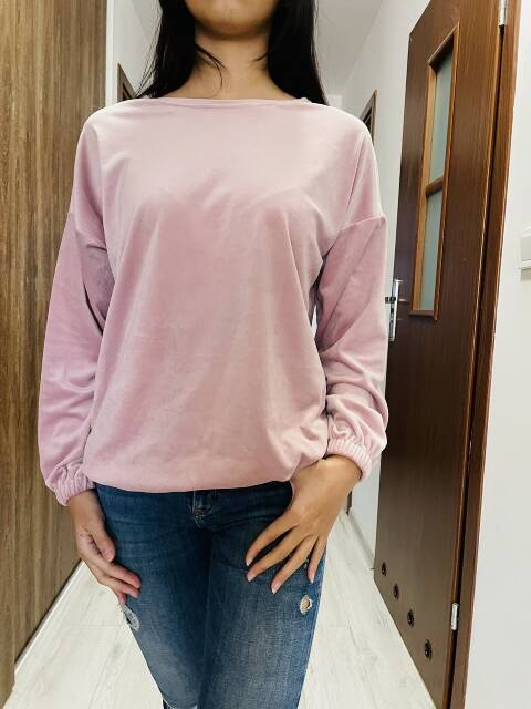 Bluzka welurowa damskie 2230 1 Kolor S-3XL  1