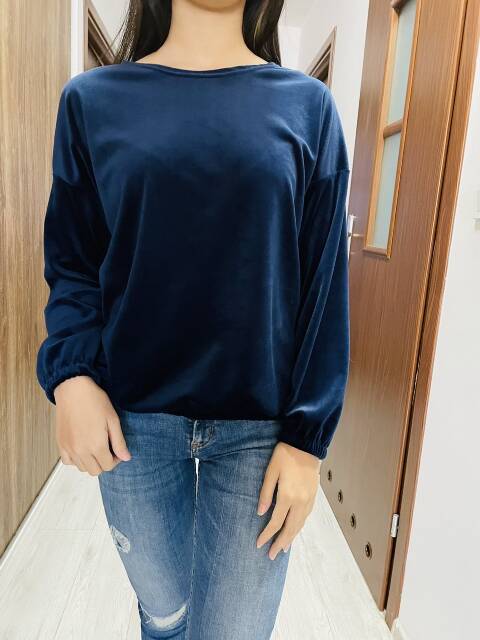 Bluzka welurowa damskie 2232 1 Kolor S-3XL (towar polskie) 1