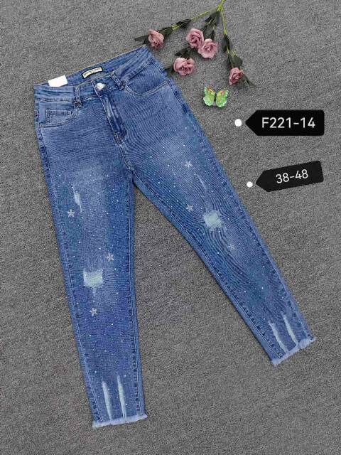 Jeansy damskie F221-14 1 Kolor 38-48 1