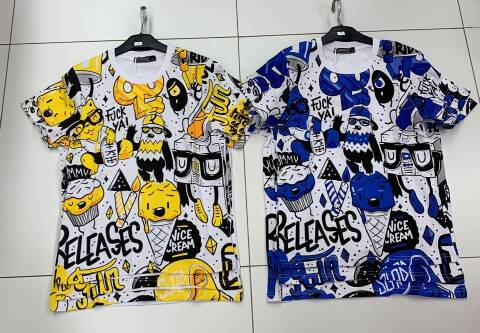 Bluzki chłopięce 2406 Mix Kolor 98-128