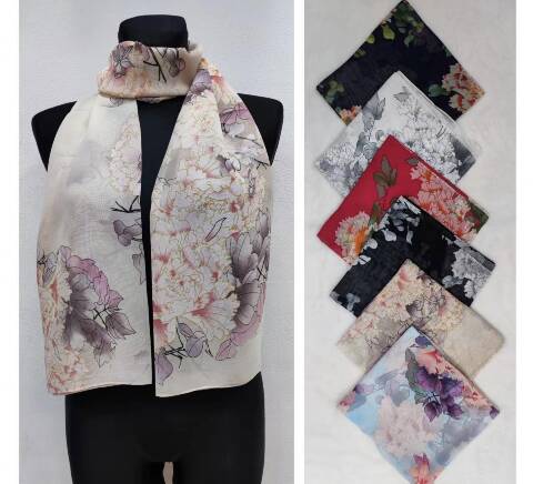 Szaliki damskie 2458 Mix kolor Standard