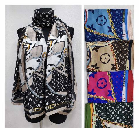 Szaliki damskie 2462 Mix kolor Standard 1