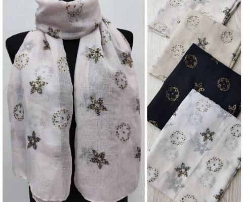 Szaliki damskie 2465 Mix kolor Standard