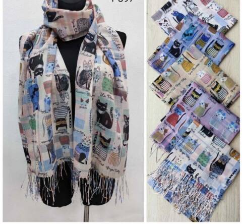 Szaliki damskie 2473 Mix kolor Standard