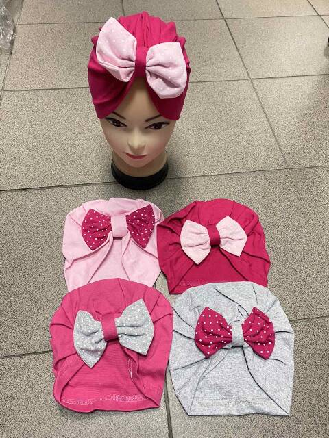 Czapka dziewczęca 2486 Mix kolor Standard