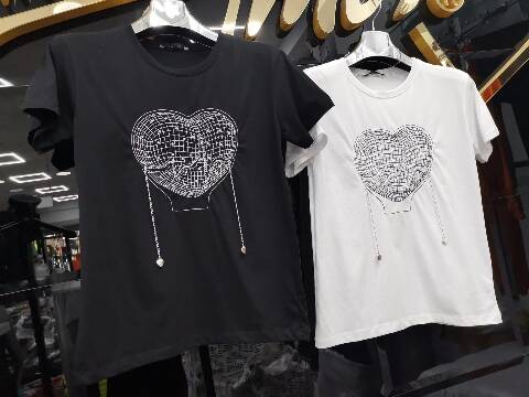 Bluzka damskie 5614 1 kolor S-L