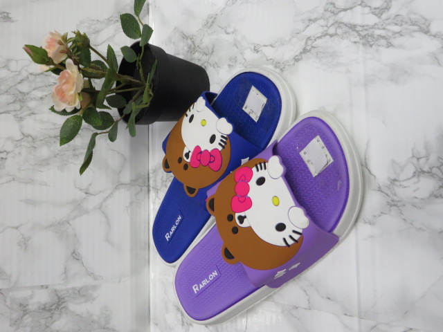 Klapki damskie YX-83 MIX BLACK-YELLOW-PURP-ROYAL 36-41 1