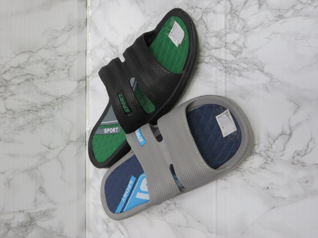 Klapki Męskie LLT1901 MIX-BLACK-RED-L.GREY-NAVY-BLAVK-GREEN 41/46 1