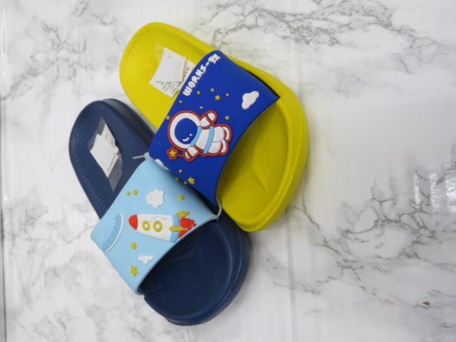 Klapki Dziecięce YX-81 MIX GREY-PINK-CORA-GREEN-YELLOW-NAVY 24/29