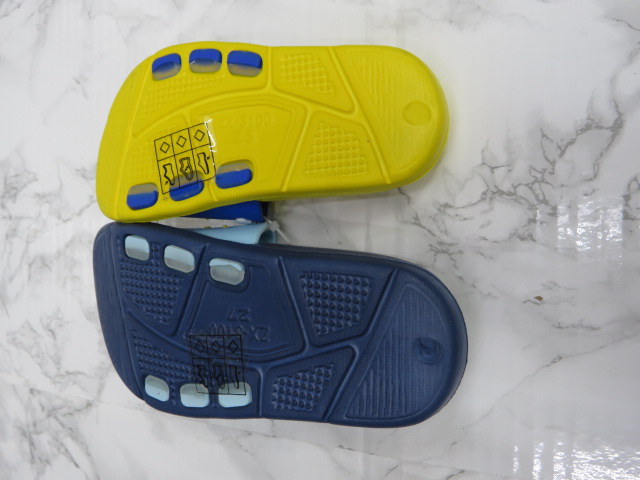 Klapki Dziecięce YX-81 MIX GREY-PINK-CORA-GREEN-YELLOW-NAVY 24/29 2