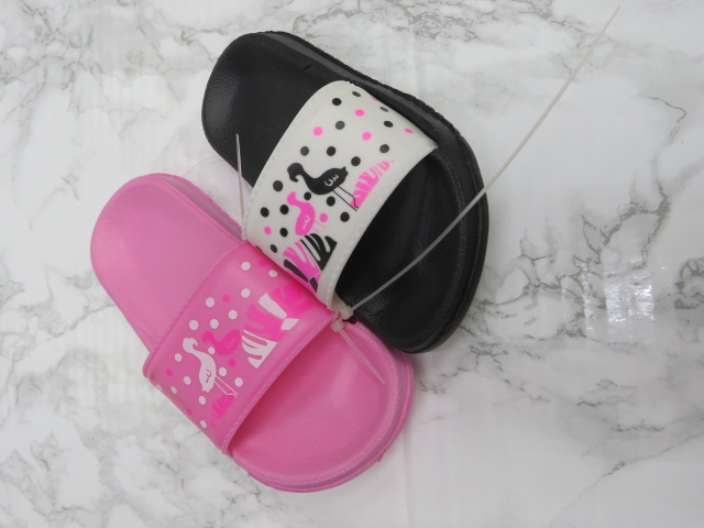 Klapki Dziecięce T2556-1 MIX4 BLACK.ROSE.PINK.WHITE 24/29