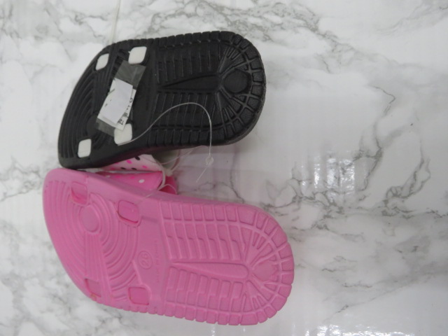 Klapki Dziecięce T2556-1 MIX4 BLACK.ROSE.PINK.WHITE 24/29 2