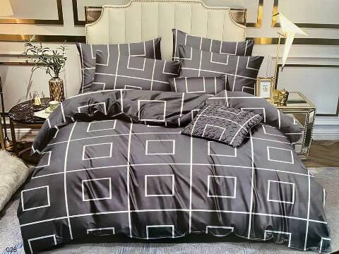 Komplet pościel 4 części 6267 Mix wzory 200x220