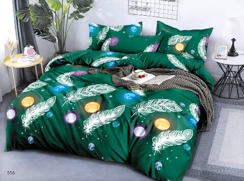 Komplet pościel 4 części 6272 Mix wzory 200x220 1