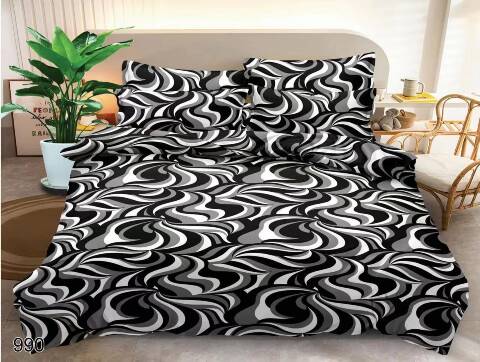 Komplet pościel 4 części 6274 Mix wzory 200x220