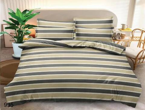 Komplet pościel 4 części 6282 Mix wzory 200x220