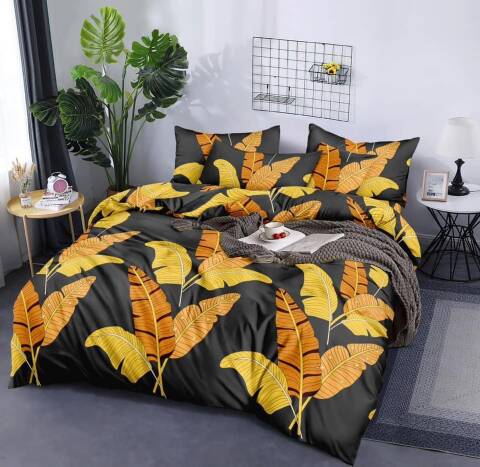 Komplet pościel 4 części 6290 Mix wzory 160x200 1