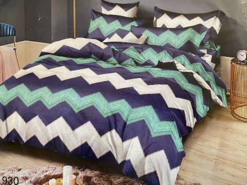 Komplet pościel 4 części 6293 Mix wzory 160x200