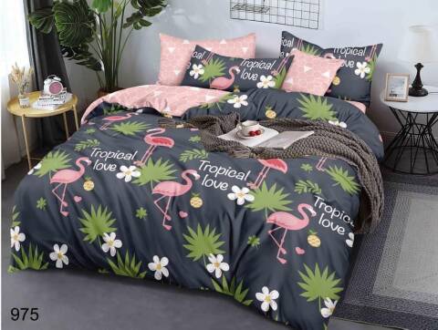 Komplet pościel 4 części 6299 Mix wzory 160x200 1