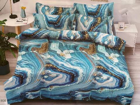 Komplet pościel 4 części 6300 Mix wzory 160x200