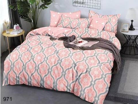 Komplet pościel 4 części 6301 Mix wzory 160x200