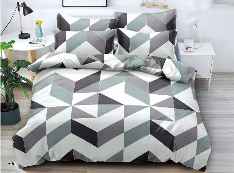 Komplet pościel 4 części 6307 Mix wzory 160x200 1