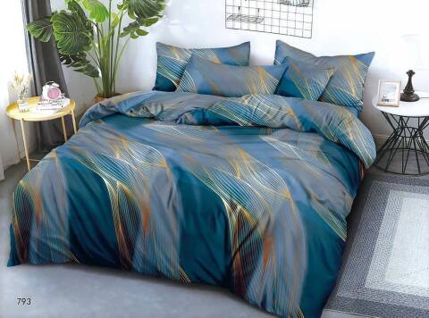 Komplet pościel 4 części 6309 Mix wzory 160x200 1