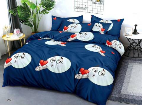 Komplet pościel 4 części 6310 Mix wzory 160x200 1