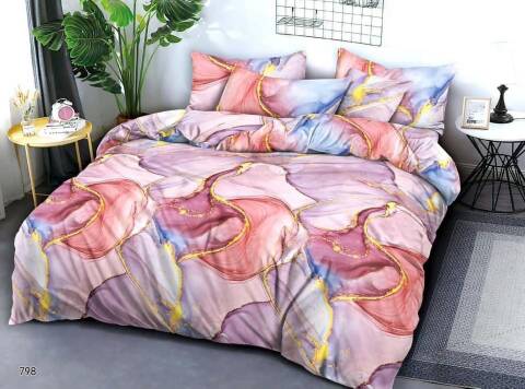 Komplet pościel 4 części 6311 Mix wzory 160x200 1