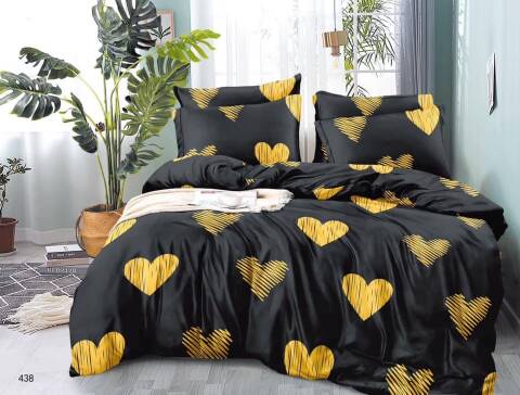 Komplet pościel 4 części 6312 Mix wzory 160x200