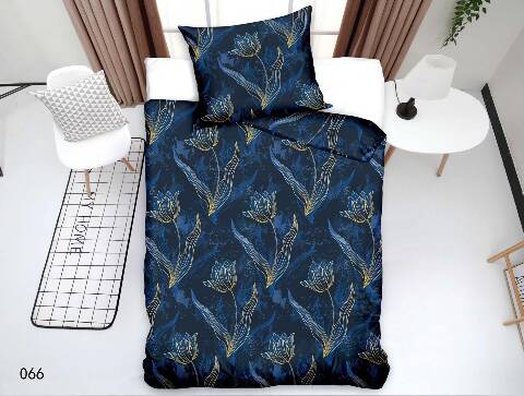 Komplet pościel 4 części 6318 Mix wzory 140x200