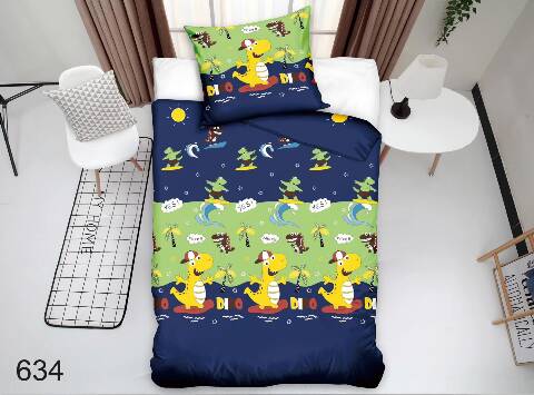 Komplet pościel 4 części 6319 Mix wzory 140x200 1