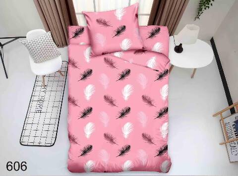 Komplet pościel 4 części 6323 Mix wzory 140x200 1