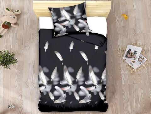 Komplet pościel 4 części 6325 Mix wzory 140x200