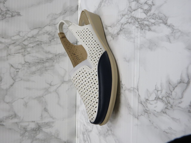 Klapki DamskieJ33-2 WHITE/BLUE 36-41