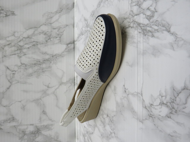 Półbuty DamskieJ33-2 WHITE/BLUE 36-41 1