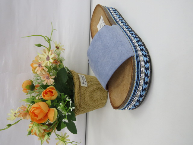 Klapki Damskie 055-137 BLUE 36-41