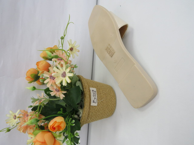 Klapki Damskie 8123 BEIGE 36-41 2