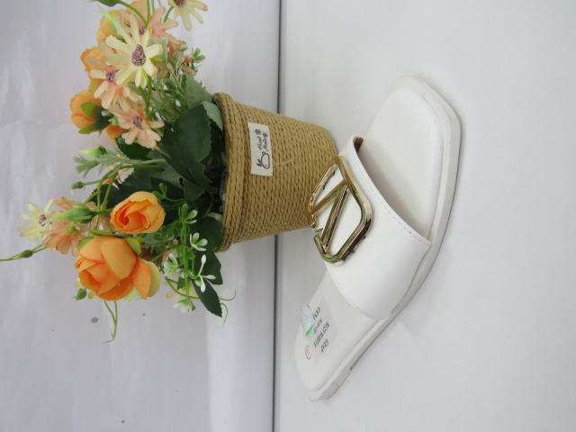 Klapki Damskie 8123 WHITE 36-41