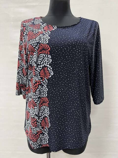 Bluzka damskie 7323 1 kolor 44-54 (towar polskie)