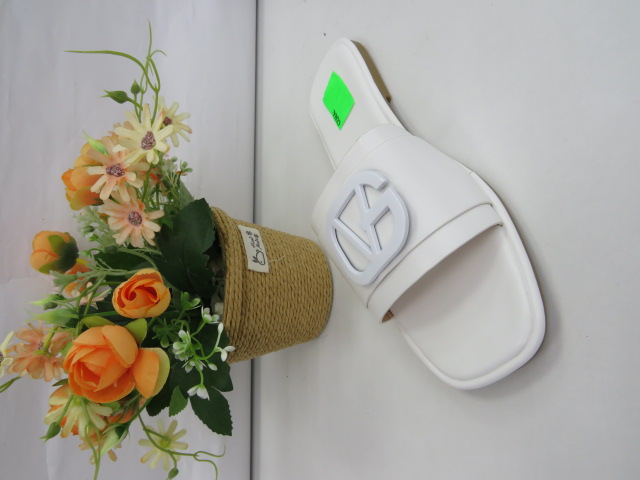 Klapki Damskie 5258 WHI 36-41 1