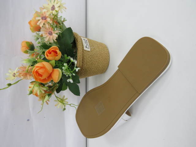 Klapki Damskie 5258 WHI 36-41 2