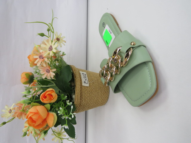 Klapki Damskie F-39 GREEN 36-41 1