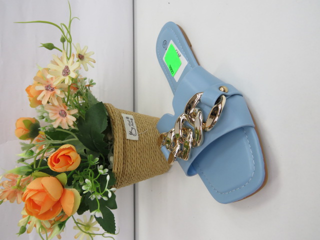 Klapki Damskie F-39 BLUE 36-41 1