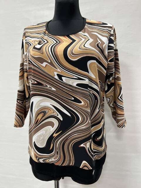 Bluzka damskie 7350 1 kolor 48-54 (towar polskie)