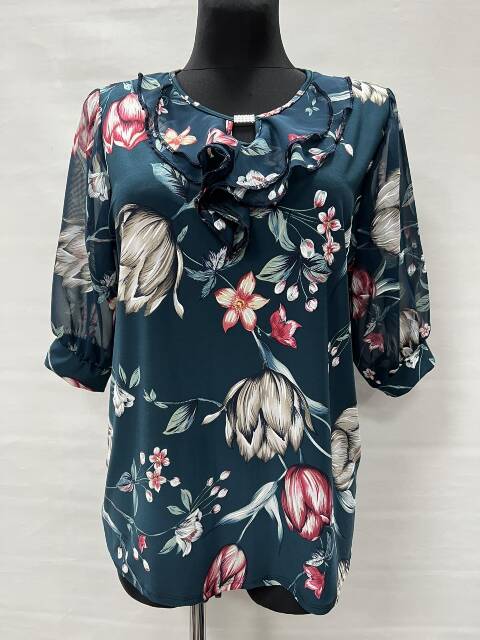 Bluzka damskie 7364 1 kolor 48-54 (towar polskie) 1